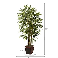 5.5ft. Bamboo Tree with Brown Planter