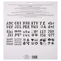 Alphabet Handlettered Serif Stencils, 12" x 12" by Craft Smart®