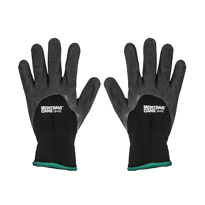 Montana Cans™ Black with Green Winter Gloves Medium
