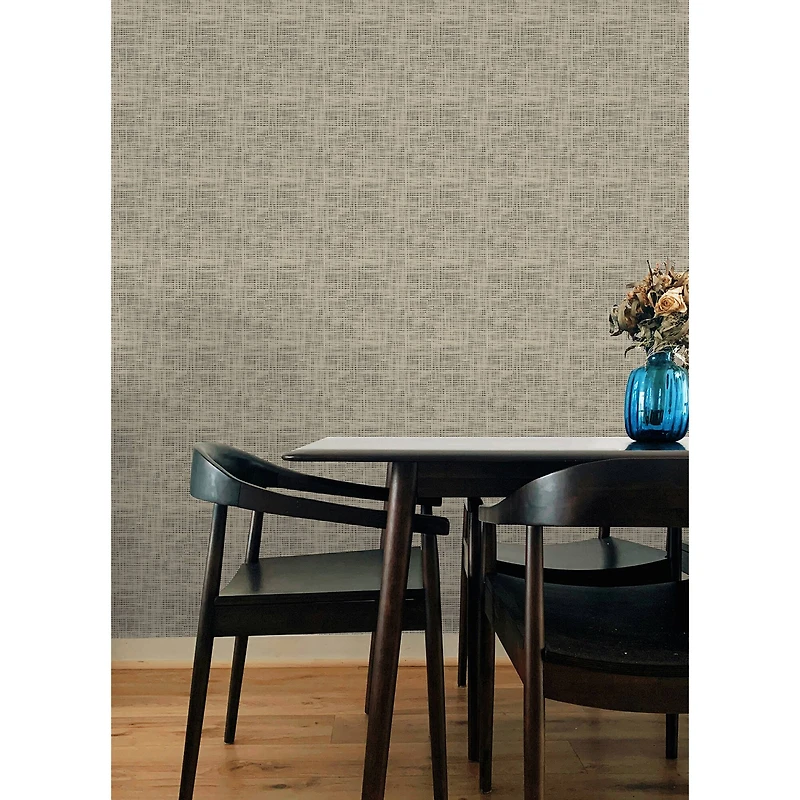 NuWallpaper Nolan Black Peel & Stick Wallpaper