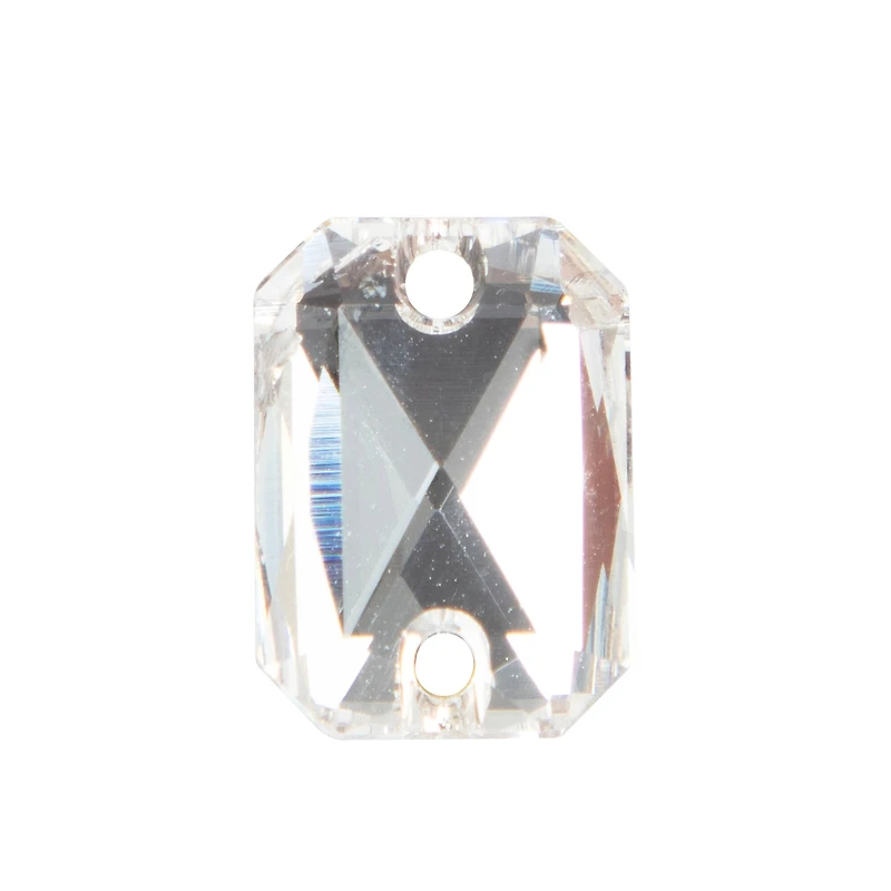 14mm Crystal Emerald Cut Sew-On Austrian Crystals by Bead Landing™, 2ct.