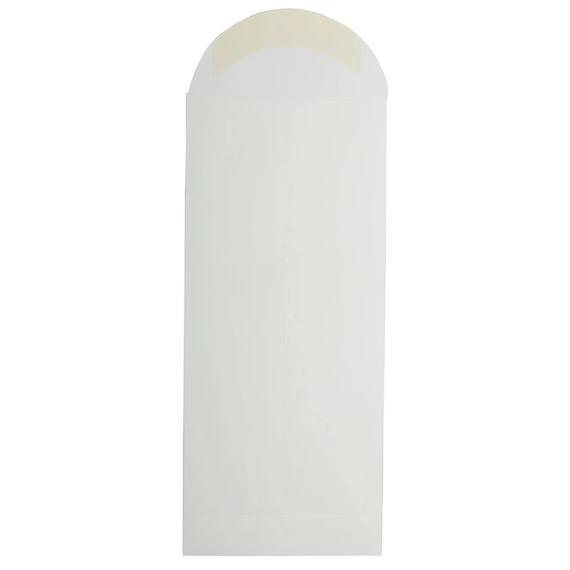 JAM Paper 4.75" x 11" Bright White Wove Strathmore Business Envelopes, 50ct.
