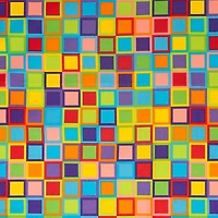 SINGER Rainbow Blocks Cotton Fabric