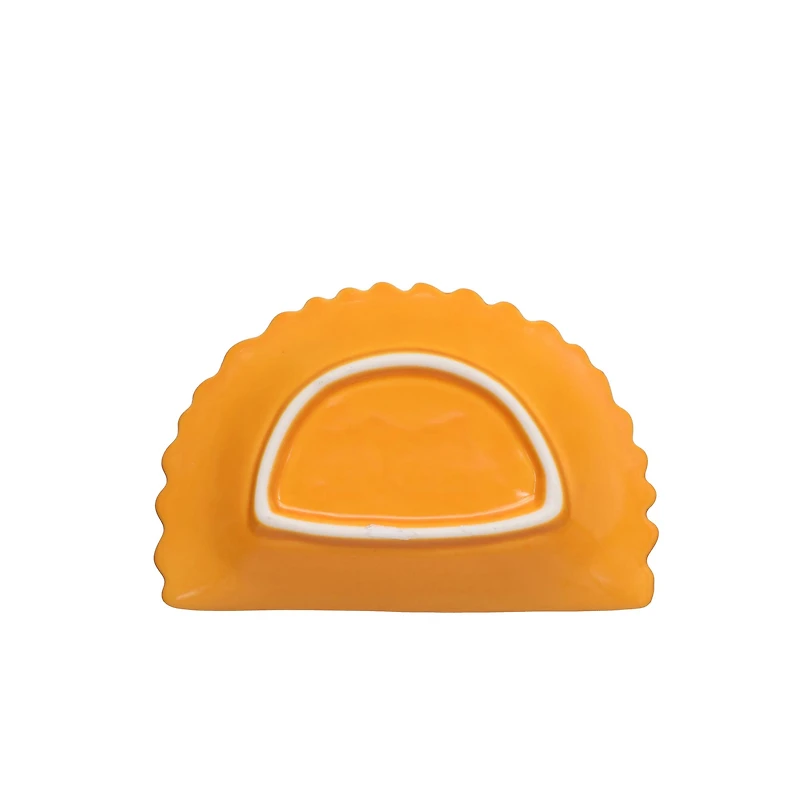 5" Semi-Circle Pasta Ceramic Plate by Ashland®