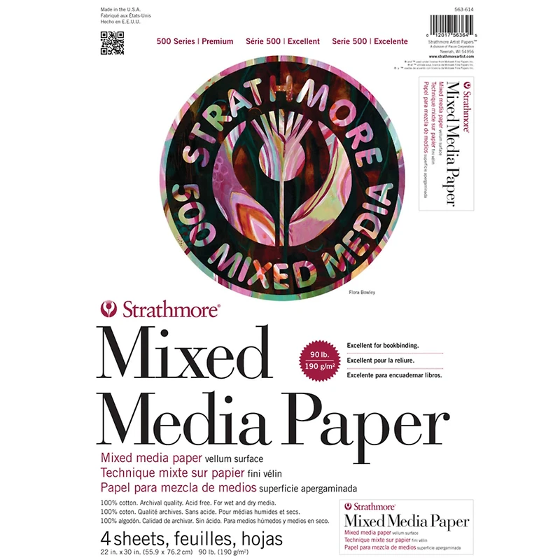 Strathmore® 500 Series Mixed Media Paper, 4ct.