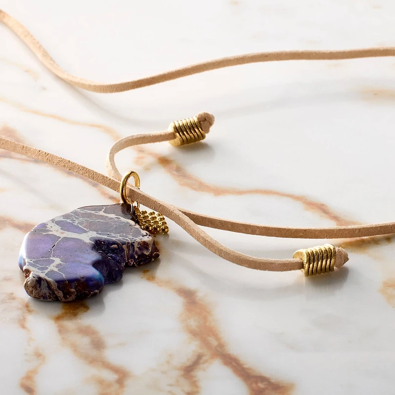 3.1mm Tan Flat Suede Lace by Bead Landing™