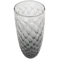 24" Black Ombre Handmade Glass Vase