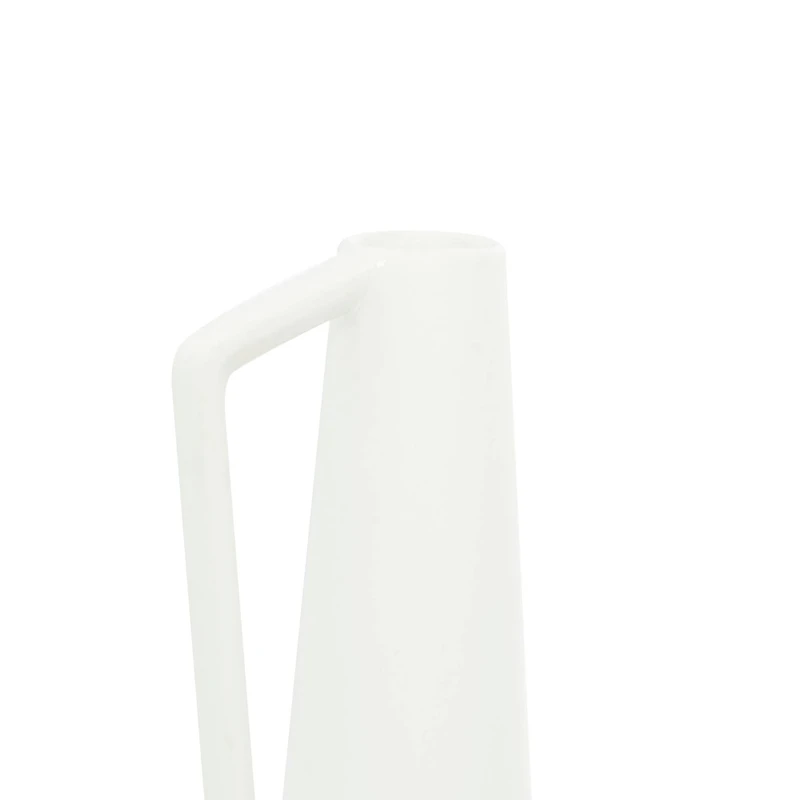 CosmoLiving by Cosmopolitan Set of 3 White Ceramic Modern Vase, 17", 16", 16"