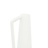 CosmoLiving by Cosmopolitan Set of 3 White Ceramic Modern Vase, 17", 16", 16"