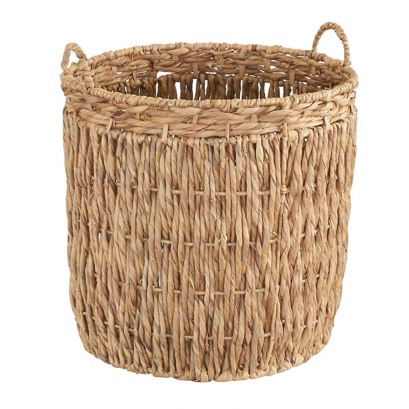 Household Essentials Tall Hyacinth Wicker Floor Basket