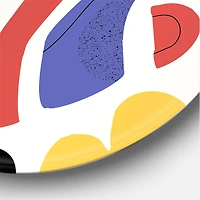 Designart - Organic and Elements In Red Yellow and Pink