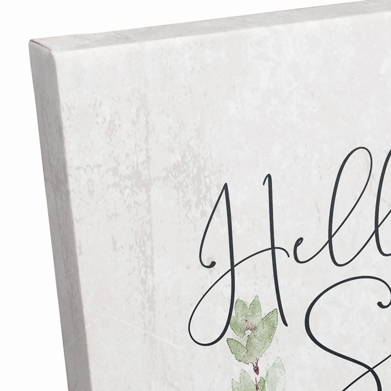 Hello Spring Bee 11" x 14" Canvas Wall Art