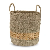 Seagrass Basket Set, 13" & 14.75"