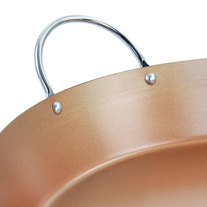 Oster Stonefire 16'' Copper Nonstick Carbon Steel Paella Pan