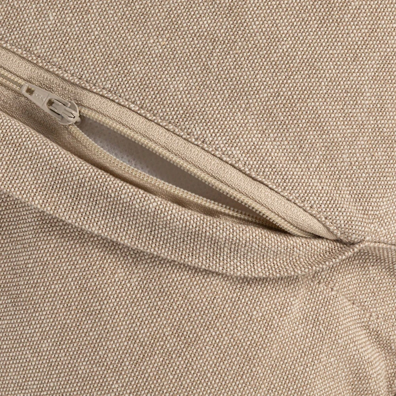 Hello Honey® 18" Blue & White Floral Accent Pillow with Ruffled Edges