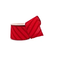 2.5" x 20ft. Red Diagonal Stripes Wired Ribbon by Celebrate It®