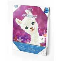 Diamond Dotz® Intermediate Lulu Llama with Frame Diamond Painting Kit