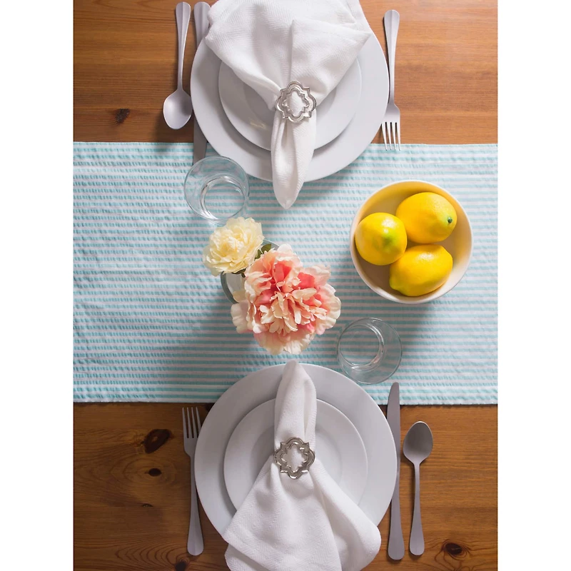 DII® 108" Seersucker Table Runner