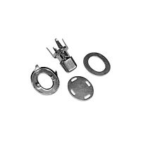 1" Nickel Oval Turn Lock Purse Clasp by Bead Landing™