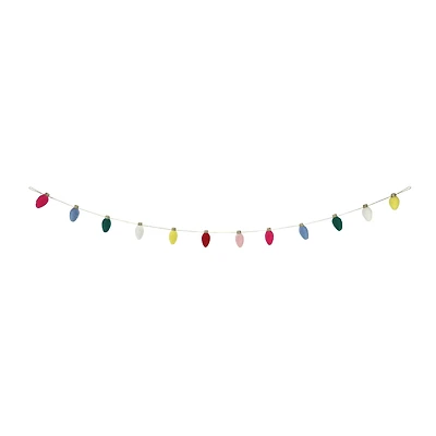 6ft. Multicolor Fabric Bulbs Garland by Ashland®
