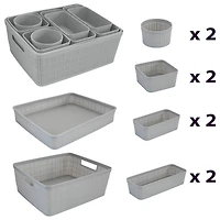 Simplify 10-Piece Organizing Basket Set
