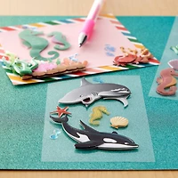 12 Pack: Sea Life Dimensional Stickers by Recollections™ 