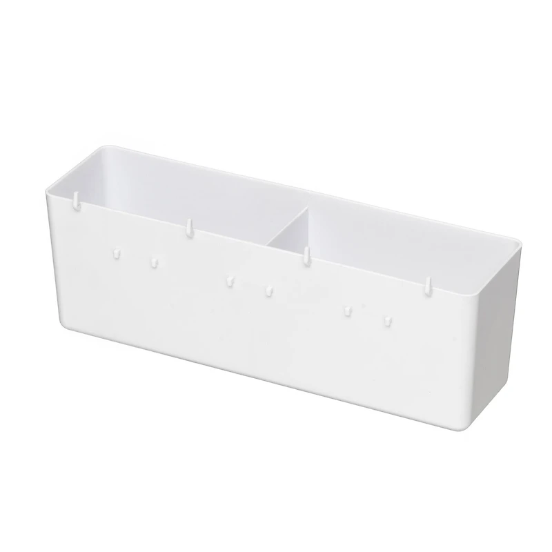 Medium White Pegboard Storage Bin by Simply Tidy®