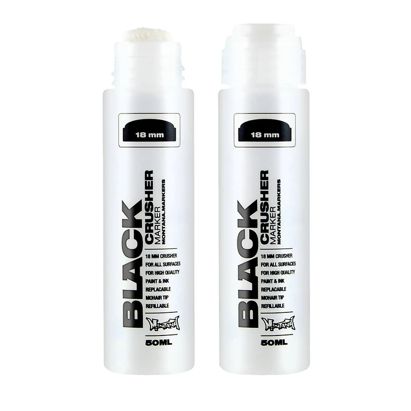 6 Pack: Montana™ BLACK 18mm Empty Crusher Marker