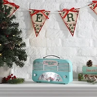 6" Teal Retro Jingle Jams Radio