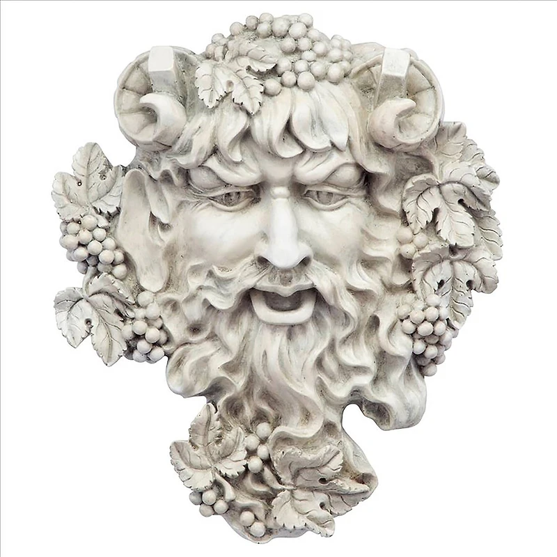 Design Toscano Bacchus Harvest God Green Man Wall Sculpture