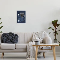 Stupell Industries Happy Hanukkah Traditional Menorah Symbols Wall Plaque Art