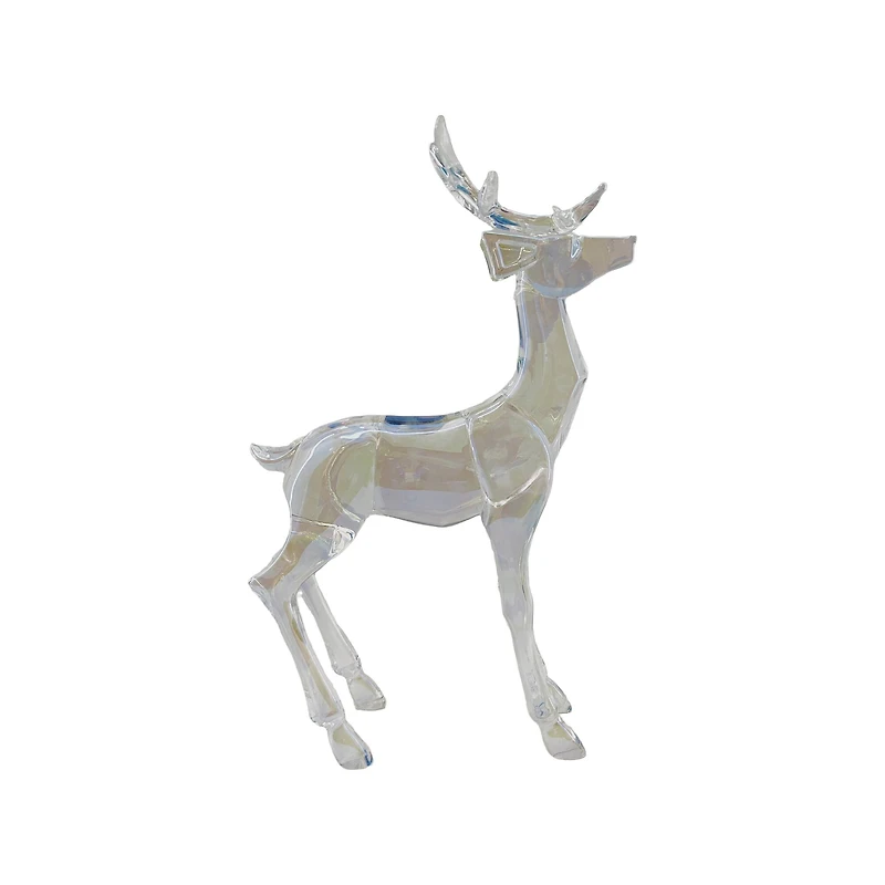 10.75" Iridescent Acrylic Standing Reindeer Tabletop Décor by Ashland®