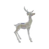 10.75" Iridescent Acrylic Standing Reindeer Tabletop Décor by Ashland®