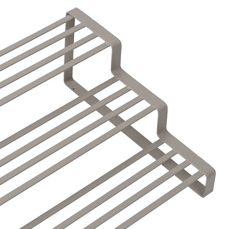 Honey Can Do Gray 3-Tier Adjustable Spice Rack Organizer