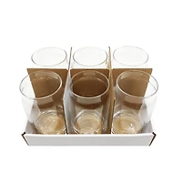 16oz. Clear Glass Cans by Ashland®, 6ct.