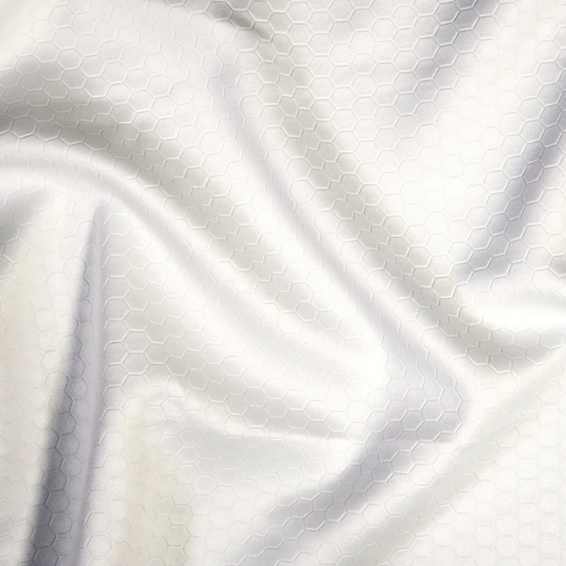 Cosplay by Yaya Han White Hex Scuba Fabric