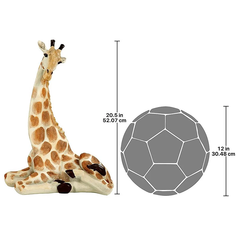 Design Toscano 20.5" Zari The Resting Giraffe Statue