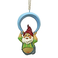 Design Toscano 8.5" Paavo and His Parachute Adrenaline Junkie Hanging Garden Gnome Statue