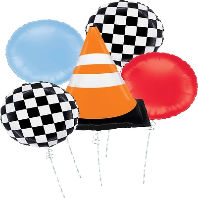 Construction 5-Piece Foil Balloon Bouquet