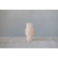 Hello Honey® 3" x 6" Blush Unscented Totem Pillar Candle