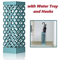 NEX™ Blue Square Umbrella Stand Rack