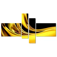 Designart - Yellow Gold Texture Pattern