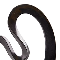 CosmoLiving by Cosmopolitan Black Marble Contemporary Sculpture, 24" x 21"