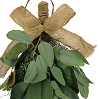 26" Eucalyptus & Magnolia Leaf Swag