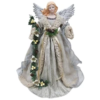 Santa's Workshop 16" Silver & Gray Angel Tree Topper