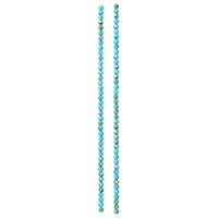 12 Pack: Aqua Mix Small Glass Faceted Round Beads, 3mm by Bead Landing™