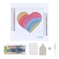 Rainbow Heart Diamond Art Kit by Make Market®