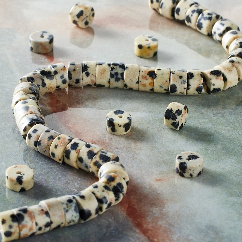Dalmatian Jasper Heishi Beads, 6mm by Bead Landing™