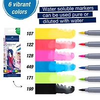 Faber-Castell® Goldfaber Aqua Basic Shades Dual-Tip Marker Set