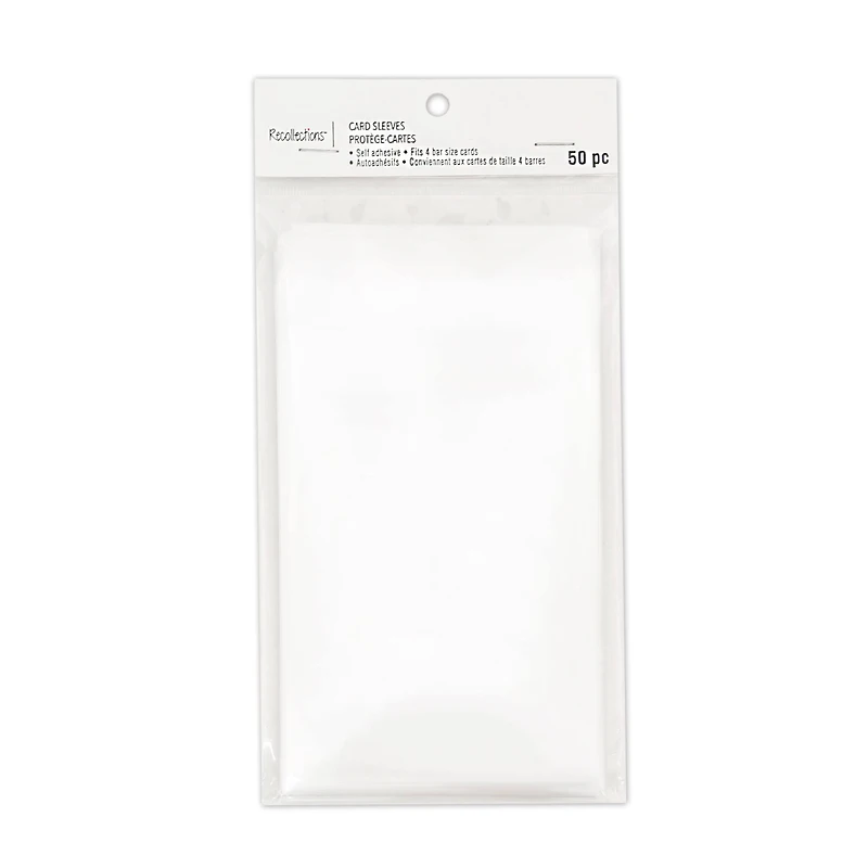 Clear Card Sleeves by Recollections™, 3.5" x 4.875"